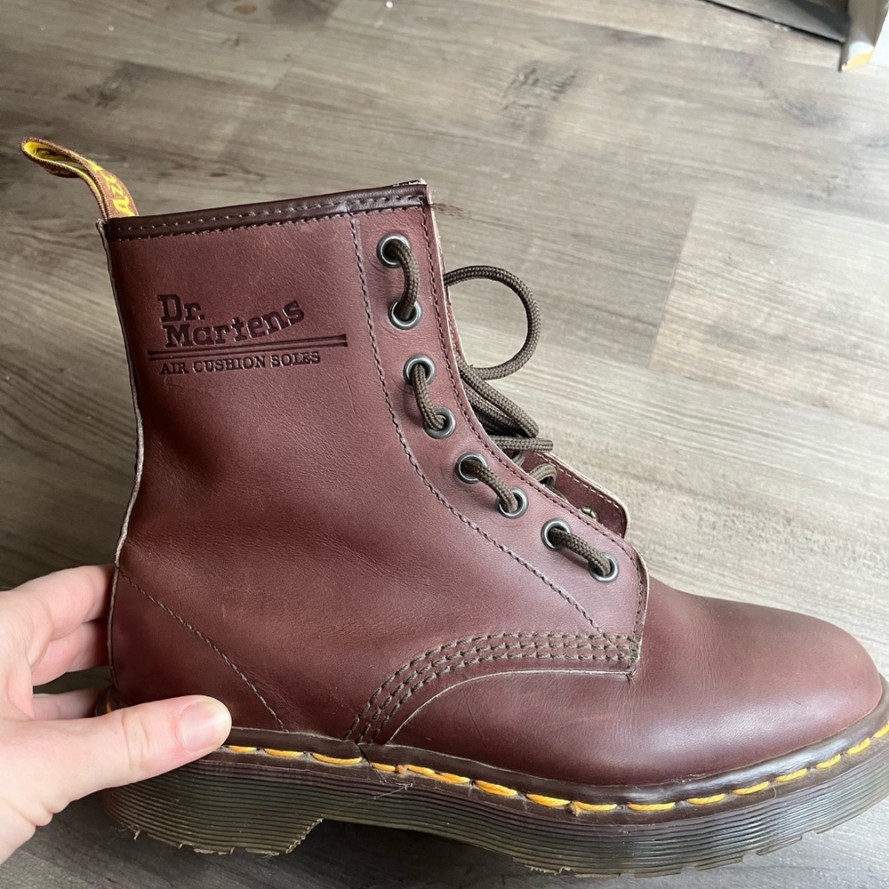 Dr. Martens Made in England Combat boots. Leather Upper.